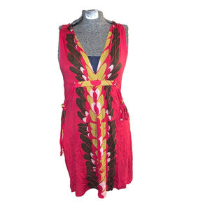 Women's French Connection Dress Size 0 Red Multi-color